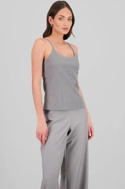 Shasa Cutout Detail Strappy Blouse