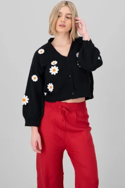 Shasa Daisy Knit Cardigan