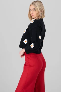 Shasa Daisy Knit Cardigan