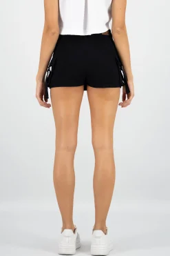 Shasa Denim Cargo Mini Skirt
