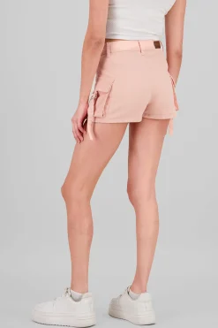 Shasa Denim Cargo Mini Skirt