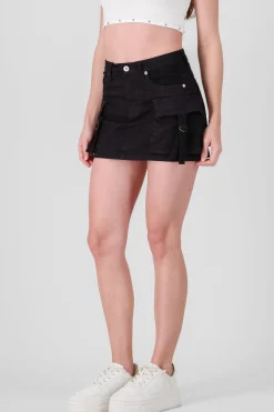 Shasa Denim Cargo Skort
