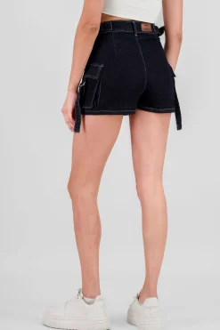 Shasa Denim Cargo Skort