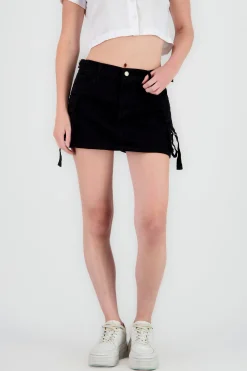 Shasa Denim Cargo Skort