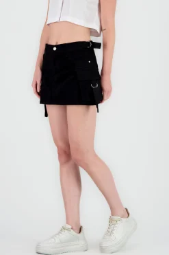 Shasa Denim Cargo Skort