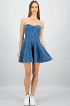 Shasa Denim Mini Dress
