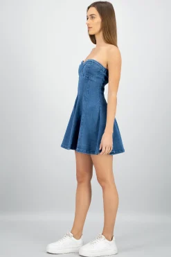 Shasa Denim Mini Dress