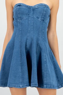 Shasa Denim Mini Dress