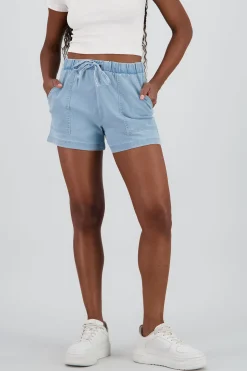Shasa Denim Shorts with Plain Pockets