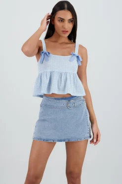 Shasa Detail Bow Strap Top
