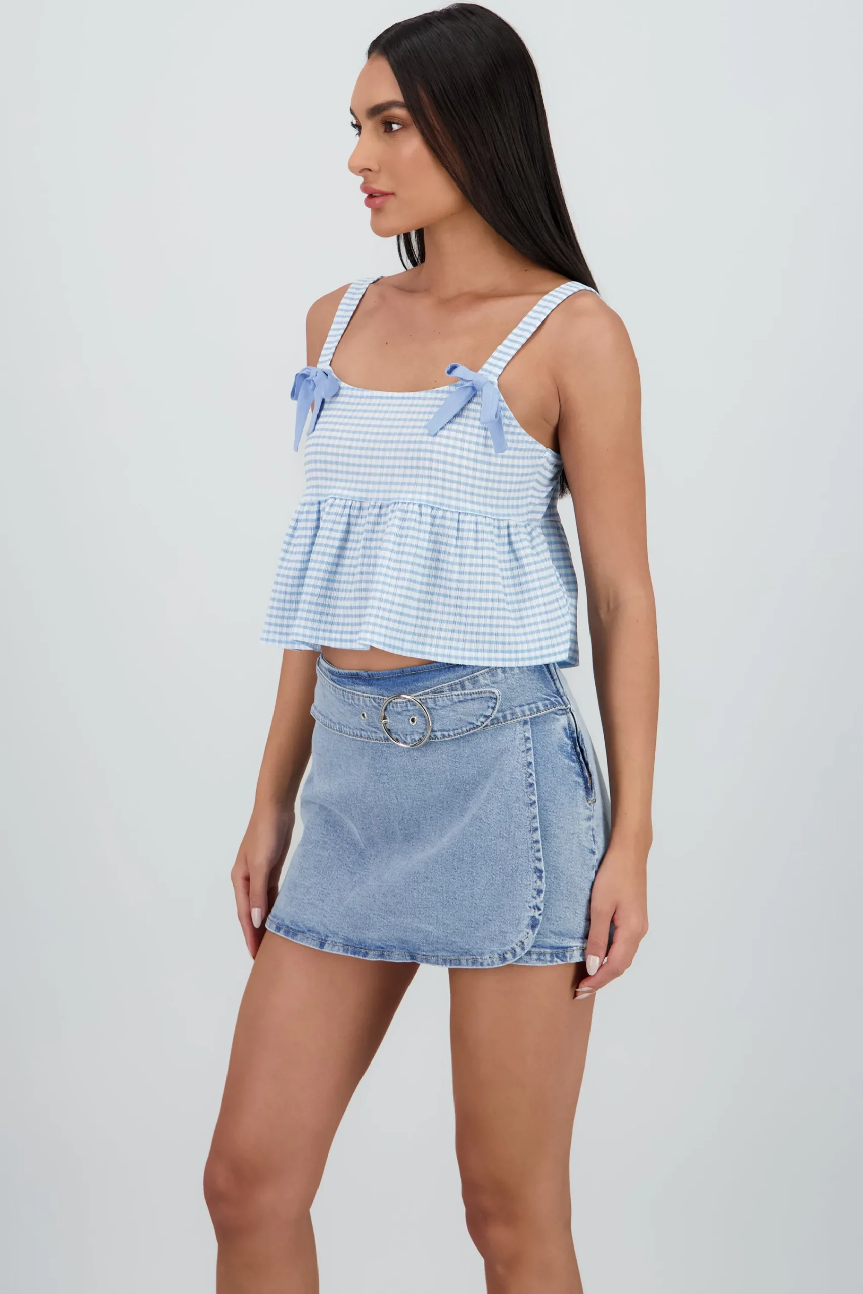 Shasa Detail Bow Strap Top