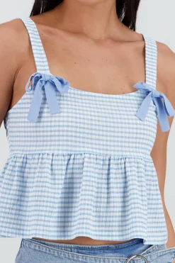 Shasa Detail Bow Strap Top