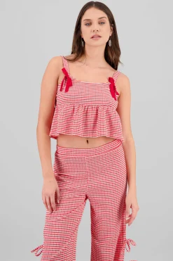Shasa Detail Bow Strap Top