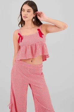 Shasa Detail Bow Strap Top