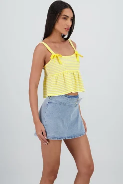 Shasa Detail Bow Strap Top