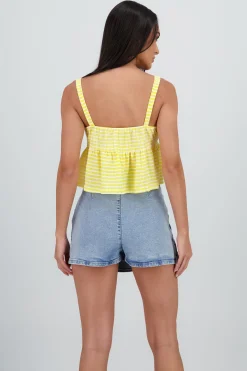Shasa Detail Bow Strap Top
