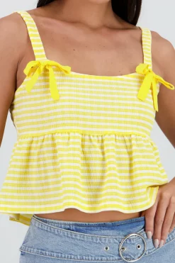 Shasa Detail Bow Strap Top