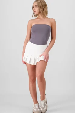 Shasa Diagonal Pleated Skort