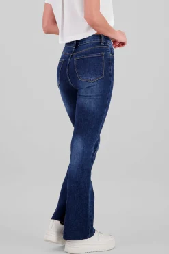 Shasa Distressed Flared Jeans