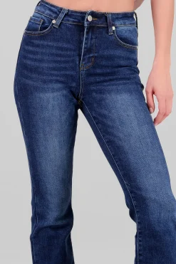 Shasa Distressed Flared Jeans