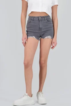 Shasa Distressed Mini Shorts