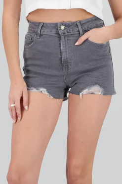 Shasa Distressed Mini Shorts