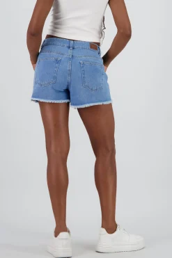 Shasa Distressed Shorts with Fringes