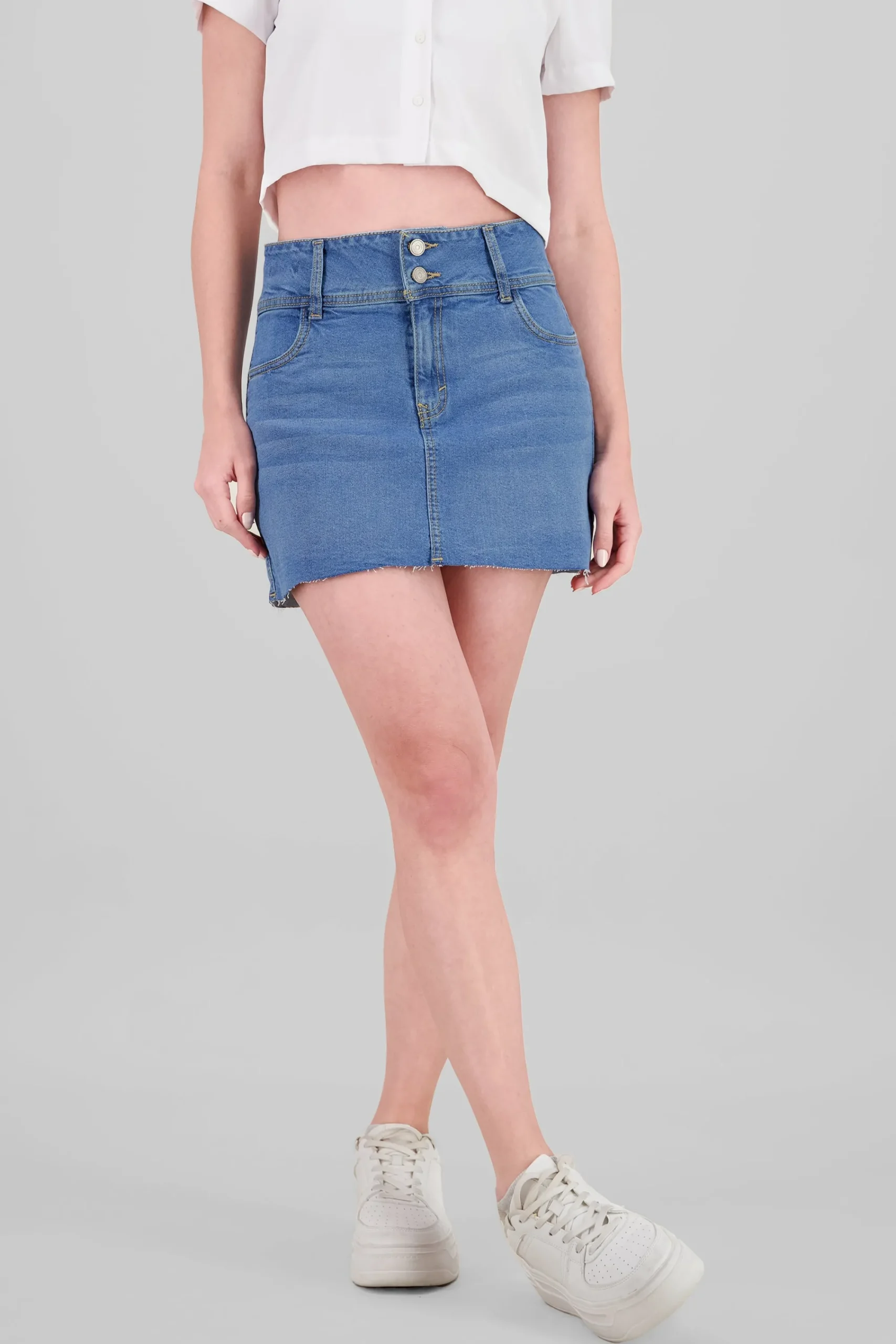 Shasa Double Button Skort