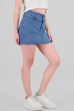 Shasa Double Button Skort