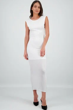 Shasa Double Layer Dress with Open Back