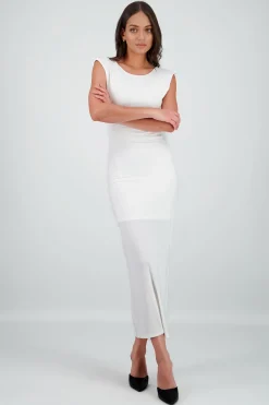 Shasa Double Layer Dress with Open Back