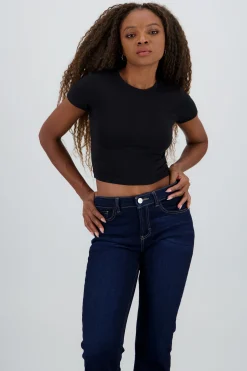 Shasa Double Layer Round Neck Top