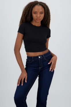Shasa Double Layer Round Neck Top