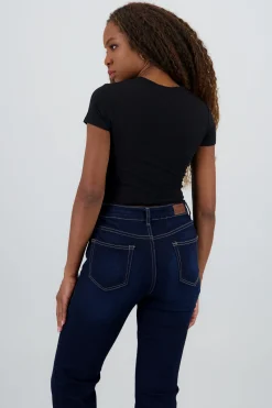 Shasa Double Layer Round Neck Top