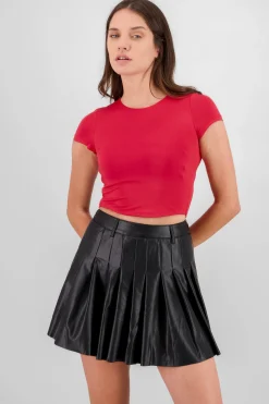 Shasa Double Layer Short Sleeve Top