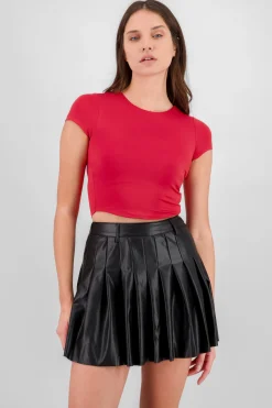Shasa Double Layer Short Sleeve Top