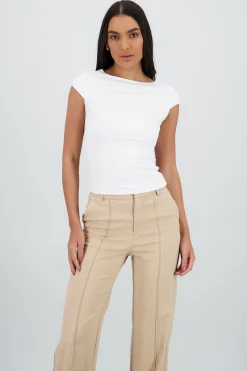 Shasa Double Layer Short Sleeve Top