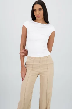 Shasa Double Layer Short Sleeve Top