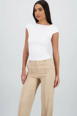 Shasa Double Layer Short Sleeve Top