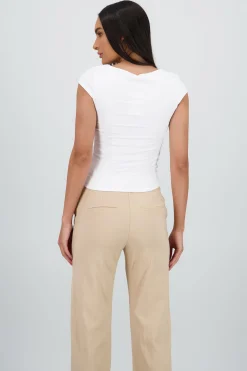 Shasa Double Layer Short Sleeve Top