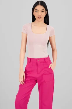 Shasa Double Layer Square Neck Bodysuit