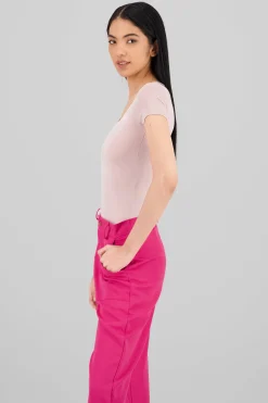 Shasa Double Layer Square Neck Bodysuit