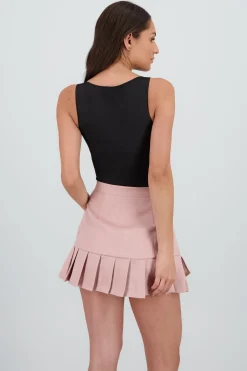 Shasa Double Layer Square Neck Bodysuit