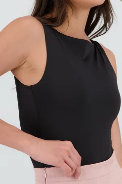 Shasa Double Layer Square Neck Bodysuit