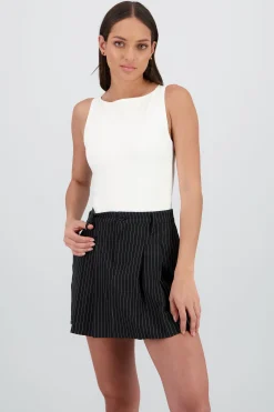 Shasa Double Layer Square Neck Bodysuit