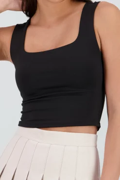 Shasa Double Layer Square Neck Top