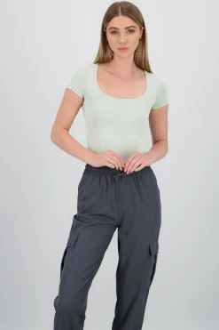 Shasa Double Layer Square Neck Bodysuit