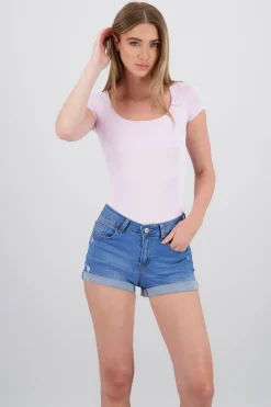 Shasa Double Layer Square Neck Bodysuit