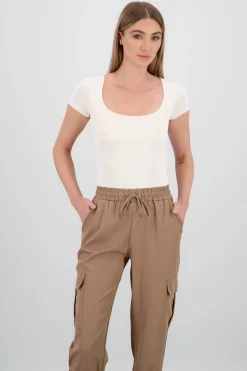 Shasa Double Layer Square Neck Bodysuit