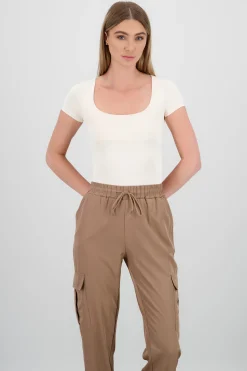 Shasa Double Layer Square Neck Bodysuit
